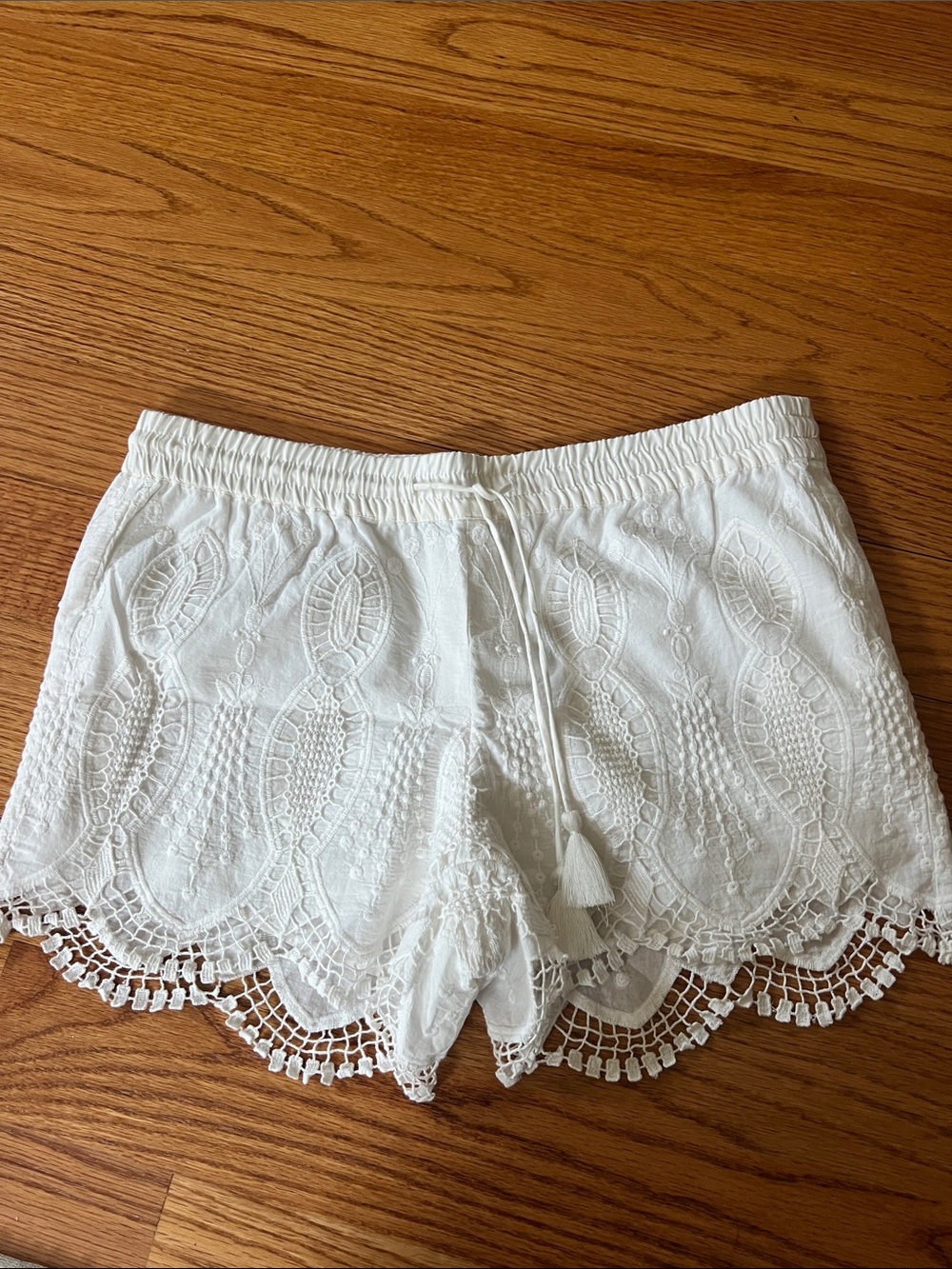 LOFT White Lace High-Waist Women’s Shorts